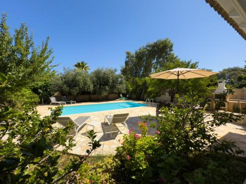 View, Villa Karneios in Voukolies