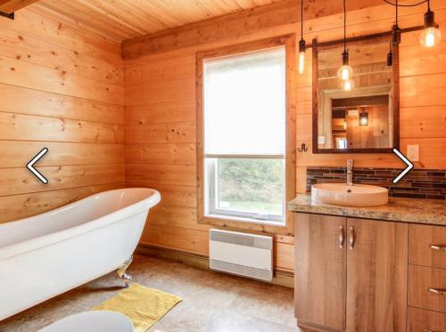 Chalet Parlabas in Saint-David-de-Falardeau (QC)