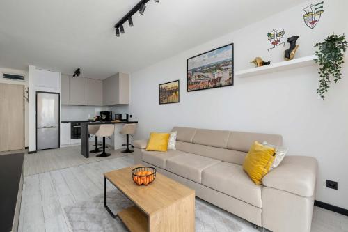 . Atmospheric Apartment in Szczecin with a Charming Balcony from Noclegi Renters