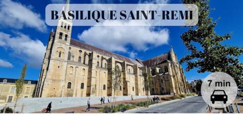 Le Cocon de Reims family and free parking in La Neuvillette