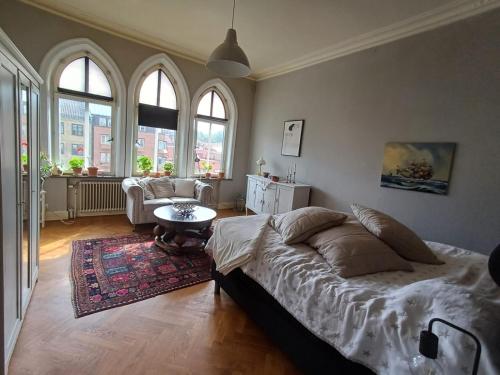 Rum mitt i centrala Helsingborg in Slottshojden