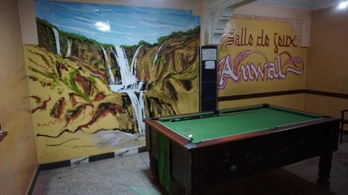 Équipements récréatifs, Anwal Ouzoud, Rural Nature Lodge, Coffee Spot & 8-Ball Billiards in Ouzoud
