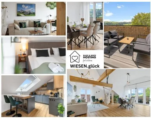 WIESENglück - Helles Apartment mit Blick auf Allgäuer Wiesen, 2 Schlafzimmer & zentrale Lage in Altusried, Deutschland