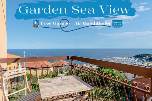 Garden & Sea View - Free Beach Access and Garage - WiFi, Varazze
