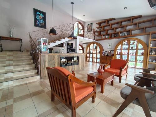 大堂, HOTEL XIADANI Restaurante, Temazcal & Spa in 特拉斯卡拉