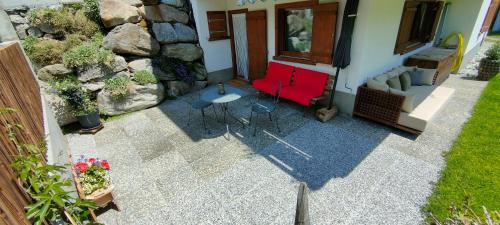 陽台/露台, Casa Suvita , Alpine Luxury Apartment Surselva in 蘇古爾姆