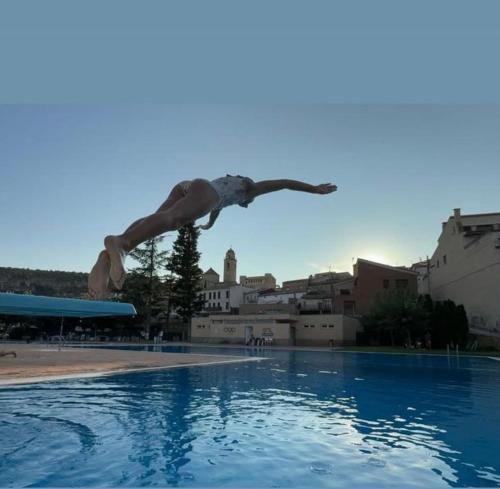 Úszómedence, La Rectoria in Os de Balaguer