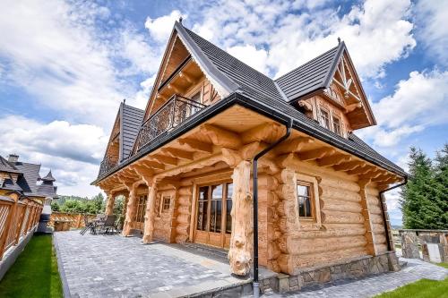 A szálláshely kívülről, Domki Wiśta Wio (Domki Wista Wio) in Witow