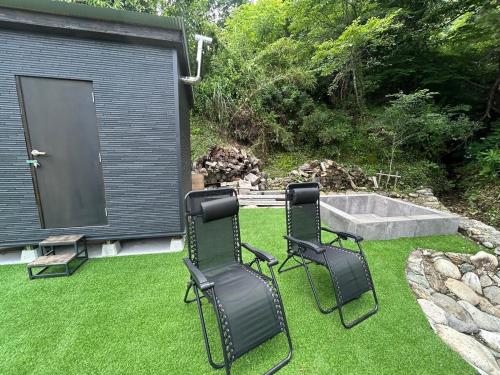 自然感じるテラス