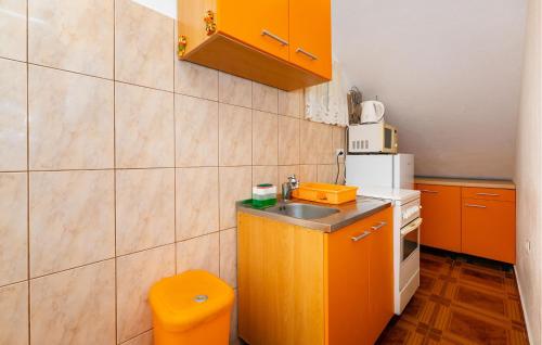 virtuve, 1 Bedroom Stunning Apartment In Razanac in Razanac