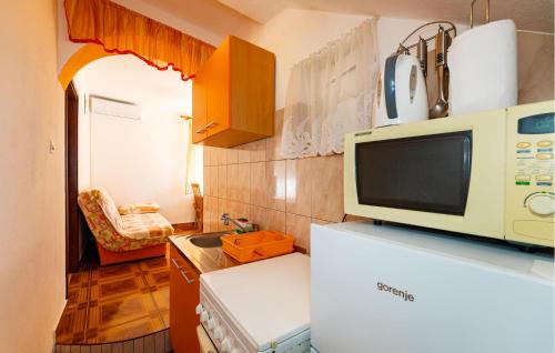 virtuve, 1 Bedroom Stunning Apartment In Razanac in Razanac