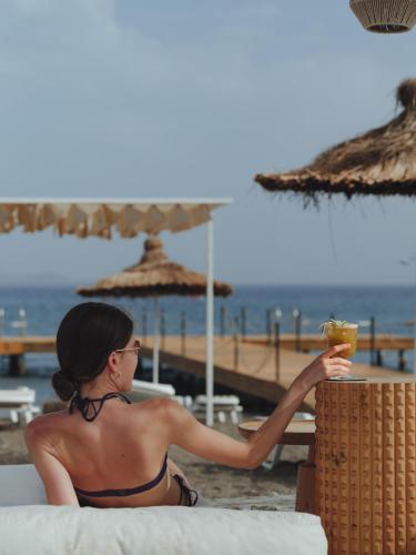 Terraza/balcón, Flow Datca Surf and Beach Hotel in Datca