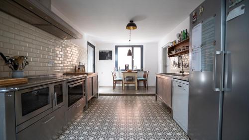 廚房, Der Birkenhof Uckermark in 卡塞科