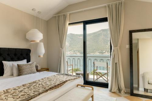 Chambre double, deluxe, vue sur la mer, balcon