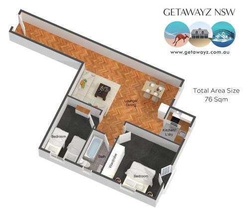 St. James Art Deco Dream -  2 Bedrooms w/ Aircon - main image