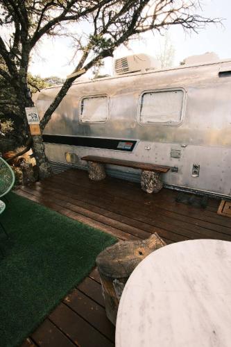 Silver Bullet Airstream, El Mistico Glamping Ranch detail