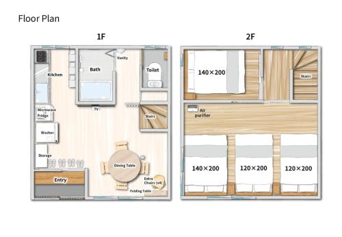 Skytree 1 Stop , 5-min Walk , 8 Guests , Fast WiFi, Токио