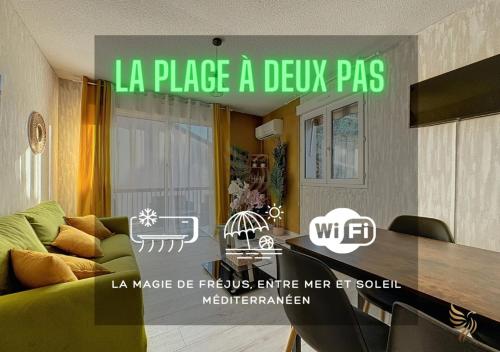 4p apt – terrace, A/C, WiFi – 100m beach