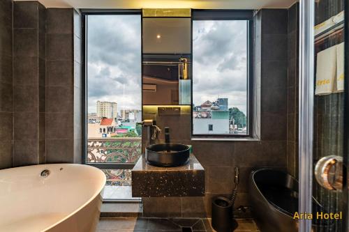 Aria Hotel Gò Vấp - 화장실
