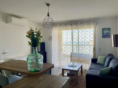 T2 moderne et lumineux, clim, terrasse et vue mer - Location saisonnière - Bastia