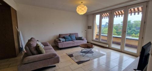 Penthouse with jacuzzi, sauna and rooftop, Curych (fotografie 5)