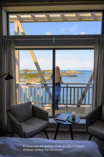 Erkély/terasz, Værlandet Havhotell in Værlandet