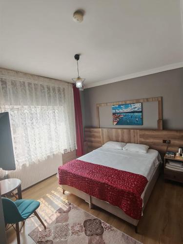 1 double bed