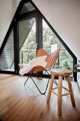 設施, HAUS28 - Modernes A-Frame im Wald in 格拉特斯多夫