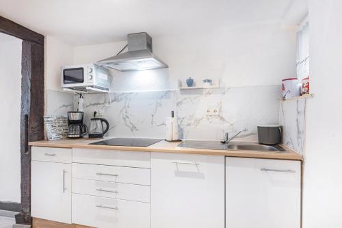 廚房, Ferienhaus Feußner in 勞特巴赫