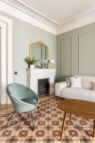 Spacious Stylish 4-bedroom Modernist Apartment, Barcellona (foto 4)