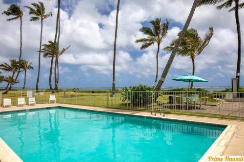 bazen, Beachfront Studio w Amazing Views in Punaluu