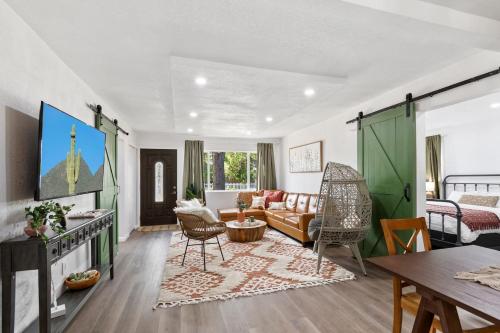 Modern Family Home Rooftop Patio Game Room