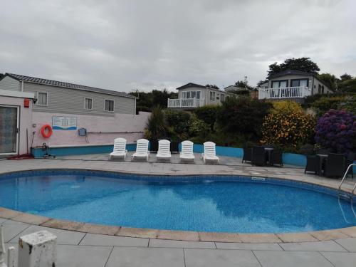 Caravan 26 fishguard holiday park in Fishguard