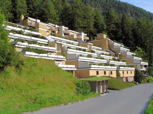 Lärchenwald 1706 in Leukerbad, Schweiz