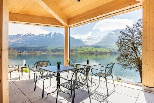 ห้องอาหาร, Hotel Kurhaus am Sarnersee in ซาร์เน็น