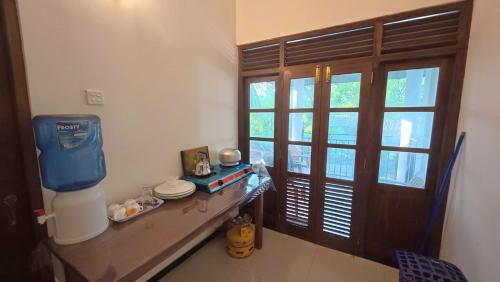 مطبخ, Kumara Guest House in بلدة أنورادهابورا