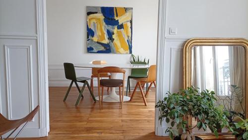 Appartement haussmannien canal Saint Martin