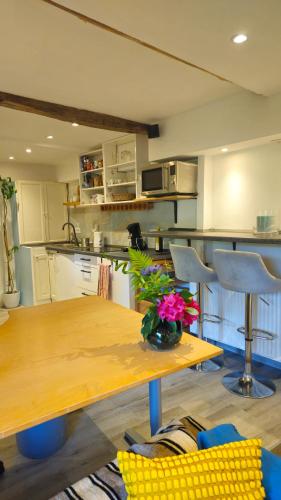 Køkken, KleineAuszeit Ferienwohnung Altena in Altena