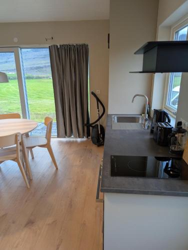 Kitchen, Bragdavellir Cottages in Djupivogur
