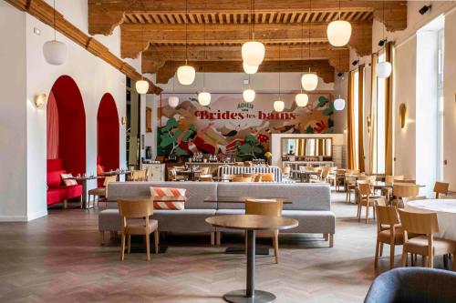 ห้องอาหาร, B&B HOME Brides-les-Bains Les 3 Vallees in บรี เลส แบงส์