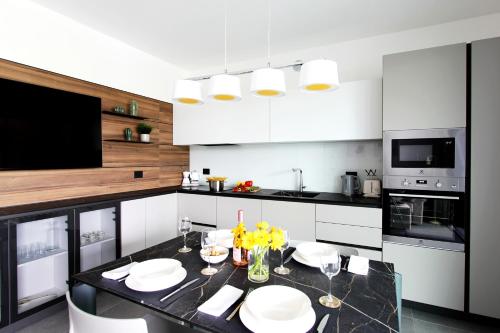 Konyha, Casa Joma - luxury apartment in Santa Maria di Lugana