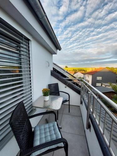 Balcony/terrace, Ferienwohnung Senfnest in Ober-Ramstadt