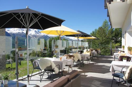 Balcony/terrace, Berghotel Randolins in Saint Moritz
