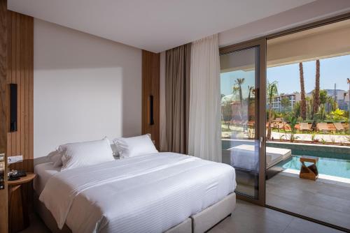 Balcony/terrace, Gouves Water Park Holiday Resort in Gouves