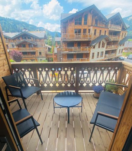Balcony/terrace, Apartment Okami in Pied de la Plagne