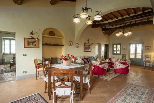 Felles stue/TV-område, Cortona Resort-Le Terre Dei Cavalieri in Santa Catarina