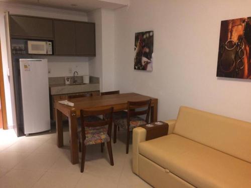 Konyha, Apartamento CondoHotel Barretos Park do Peão 1232 (Apartamento CondoHotel Barretos Park do Peao 1232) in Barretos