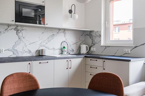 Cozinha, Apartament Rzeźnicka Old Town (Apartament Rzeznicka Old Town) in Velho Subúrbio