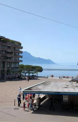 Le Mtx Marché in Montreux, Schweiz