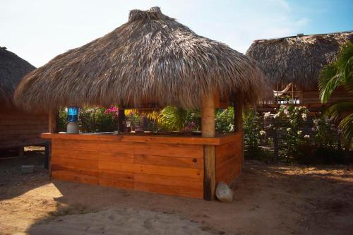Kitchen, Yuku Vii Cabanas, Cerro Hermoso, Oaxaca in San Isidro Llano Grande